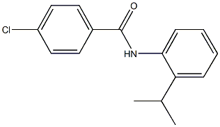 4-chloro-N-(2-isopropylphenyl)benzamide 结构式