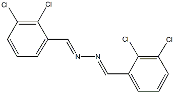 2,3-dichlorobenzaldehyde (2,3-dichlorobenzylidene)hydrazone 结构式