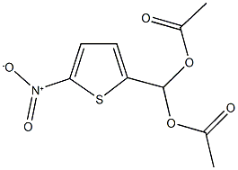 (acetyloxy){5-nitro-2-thienyl}methyl acetate 结构式