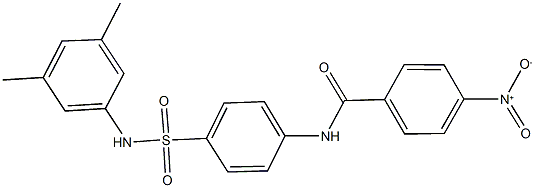 N-{4-[(3,5-dimethylanilino)sulfonyl]phenyl}-4-nitrobenzamide 结构式