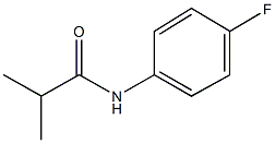 N-(4-fluorophenyl)-2-methylpropanamide 结构式