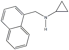 N-cyclopropyl-N-(1-naphthylmethyl)amine 结构式