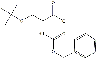 N-[(benzyloxy)carbonyl]-3-tert-butoxyalanine 结构式