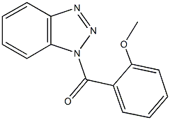 1-(2-methoxybenzoyl)-1H-1,2,3-benzotriazole 结构式