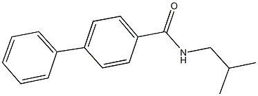 N-isobutyl[1,1'-biphenyl]-4-carboxamide 结构式