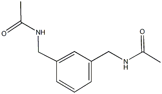 N-{3-[(acetylamino)methyl]benzyl}acetamide 结构式