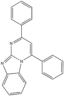 2,4-diphenylpyrimido[1,2-a]benzimidazole 结构式