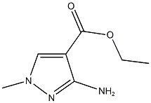 ethyl 3-amino-1-methyl-1H-pyrazole-4-carboxylate 结构式