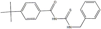 N-benzyl-N'-(4-tert-butylbenzoyl)thiourea 结构式