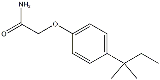 2-[4-(tert-pentyl)phenoxy]acetamide 结构式