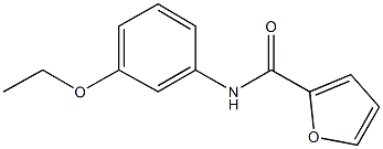 N-(3-ethoxyphenyl)-2-furamide 结构式