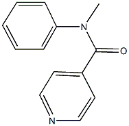 N-methyl-N-phenylisonicotinamide 结构式