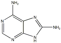 9H-Purine-6,8-diamine 结构式