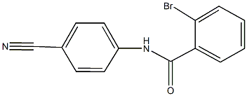 2-bromo-N-(4-cyanophenyl)benzamide 结构式