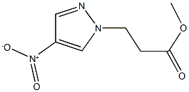 methyl 3-(4-nitro-1H-pyrazol-1-yl)propanoate 结构式
