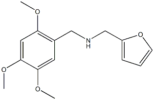 N-(2-furylmethyl)-N-(2,4,5-trimethoxybenzyl)amine 结构式