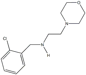 N-(2-chlorobenzyl)-N-[2-(4-morpholinyl)ethyl]amine 结构式