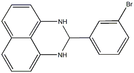 2-(3-bromophenyl)-2,3-dihydro-1H-perimidine 结构式