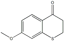 7-methoxy-2,3-dihydro-4H-thiochromen-4-one 结构式