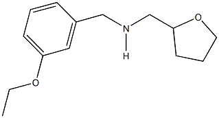 N-(3-ethoxybenzyl)-N-(tetrahydro-2-furanylmethyl)amine 结构式