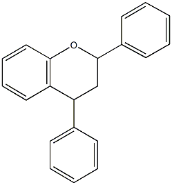 2,4-diphenylchromane 结构式