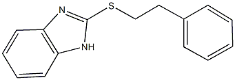 1H-benzimidazol-2-yl 2-phenylethyl sulfide 结构式