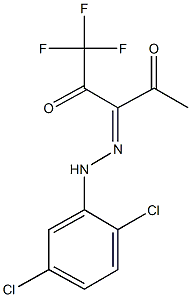 1,1,1-trifluoro-2,3,4-pentanetrione 3-[(2,5-dichlorophenyl)hydrazone] 结构式