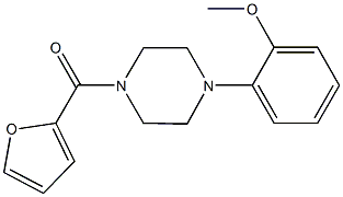 1-(2-furoyl)-4-(2-methoxyphenyl)piperazine 结构式