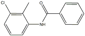 N-(3-chloro-2-methylphenyl)benzamide 结构式