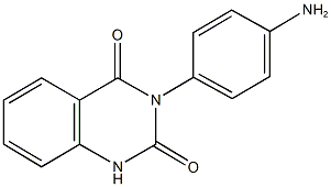 3-(4-aminophenyl)-2,4(1H,3H)-quinazolinedione 结构式