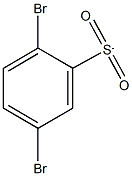 1,4-dibromo-2-(dioxidosulfanyl)benzene 结构式