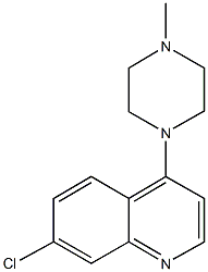 7-chloro-4-(4-methyl-1-piperazinyl)quinoline 结构式