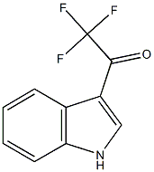 2,2,2-trifluoro-1-(1H-indol-3-yl)ethanone 结构式