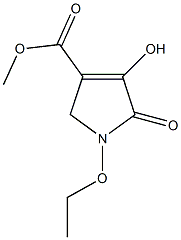methyl 1-ethoxy-4-hydroxy-5-oxo-2,5-dihydro-1H-pyrrole-3-carboxylate 结构式