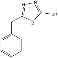 5-benzyl-4H-1,2,4-triazol-3-yl hydrosulfide 结构式