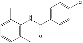4-chloro-N-(2,6-dimethylphenyl)benzamide 结构式
