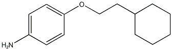 4-(2-cyclohexylethoxy)phenylamine 结构式