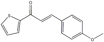 3-(4-methoxyphenyl)-1-(2-thienyl)-2-propen-1-one 结构式