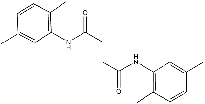 N~1~,N~4~-bis(2,5-dimethylphenyl)succinamide 结构式