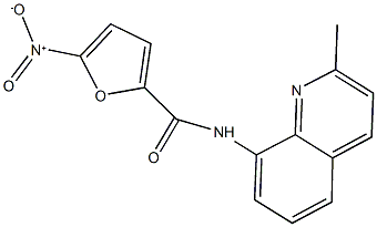 5-nitro-N-(2-methyl-8-quinolinyl)-2-furamide 结构式