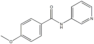 4-methoxy-N-(3-pyridinyl)benzamide 结构式