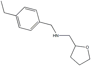 N-(4-ethylbenzyl)-N-(tetrahydro-2-furanylmethyl)amine 结构式