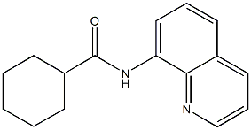 N-(8-quinolinyl)cyclohexanecarboxamide 结构式