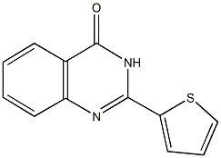 2-(2-thienyl)-4(3H)-quinazolinone 结构式