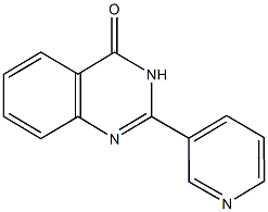 2-(3-pyridinyl)-4(3H)-quinazolinone 结构式