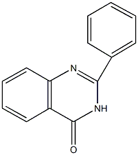 2-phenylquinazolin-4(3H)-one 结构式