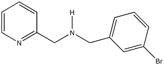 N-(3-bromobenzyl)-N-(2-pyridinylmethyl)amine 结构式