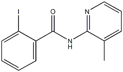 2-iodo-N-(3-methyl-2-pyridinyl)benzamide 结构式