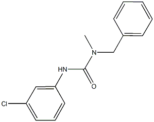 N-benzyl-N'-(3-chlorophenyl)-N-methylurea 结构式