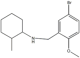 N-(5-bromo-2-methoxybenzyl)-N-(2-methylcyclohexyl)amine 结构式